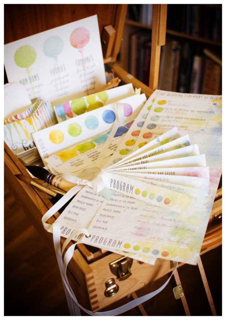 Watercolor Wedding Stationery